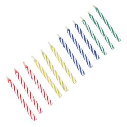 Chef Craft Multicolor Unscented Scent Birthday Candles