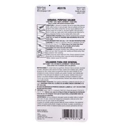 Oatey 4 oz Lead-Free Acid Core Wire Solder Tin/Antimony 95/5 1 pc