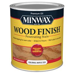 Minwax Wood Finish Semi-Transparent Colonial Maple Oil-Based Penetrating Wood Stain 1 qt