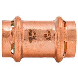 QuickFitting 3/4 in. Press in. Press in. Copper Coupling without Stop