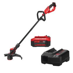 V20 5.0AH Lithium Ion Battery and Charger Kit with CRAFTSMAN V20 String Trimmer