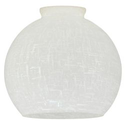 Westinghouse Globe White Glass Lamp Shade 1 pk