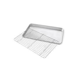 USA Pan 9-3/8 in. W X 14-1/4 in. L Bake Set Silver 2 pk