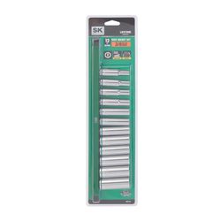 SK Tools Arrow Fastener 3/8 each X 3/8 in. drive Metric Deep Socket Set