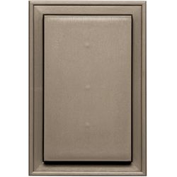 Builders Edge 12 in. H X 1-1/2 in. L Prefinished Clay Vinyl Mounting Block