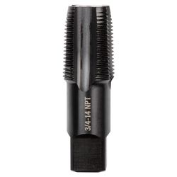 Milwaukee SAE 3/4-14 NPT Straight Flute Taper Tap