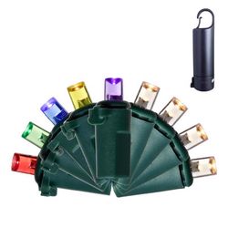 Celebrations Platinum LED Micro/5mm Multicolored/Warm White 50 ct String w/ Powerbank Christmas Ligh