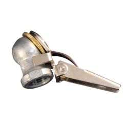 Milton Single Head Air Chuck with Snap-On Clip 1/4 in. 1 pc