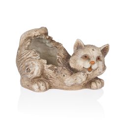 Alpine Polyresin Planter Brown