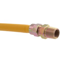Eastman 1/2 in. MIP in. X 1/2 in. D MIP 24 in. Stainless Steel Gas Connector