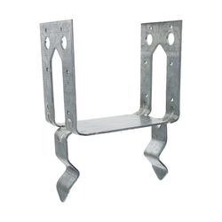 Simpson Strong-Tie 3.25 in. H X 5.5 in. W 12 Ga. Galvanized Steel Post Base
