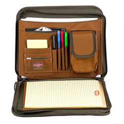 Bucket Boss 13 in. W X 12 in. H Polyester Briefcase 11 pocket Brown 1 pc