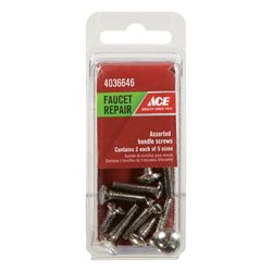 Ace Faucet Screw Assortment For Universal Chrome