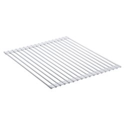 HIC KITCHEN Gray Silicone/Stainless Steel Dish Drying Rack