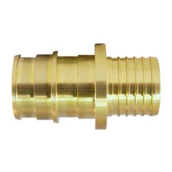 Apollo 1/2 in. Barb in to X 1/2 in. D PEX Barb Brass Coupling