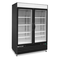 Maxx Cold 48 ft³ Black Stainless Steel Upright Freezer 750 W