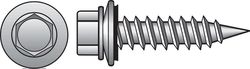 HILLMAN No. 10 Ga. X 1 in. L Hex Hex Head Screws w/Washers 1 pk