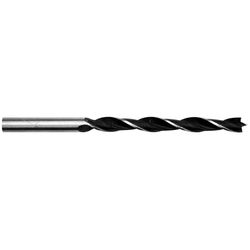 Century Drill & Tool 3/16 in. X 3-1/2 in. L Chrome Vanadium Steel Brad Point Drill Bit Straight Shan
