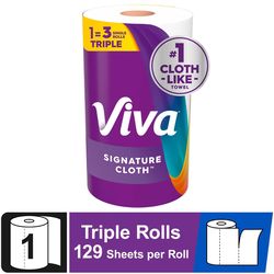 Viva Signature Cloth Paper Towels 129 sheet 1 ply 1 pk