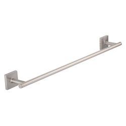 OakBrook Collection Brushed Nickel Towel Bar 24 in. L Die Cast Zinc