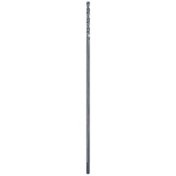 Milwaukee 1/4 in. X 12 in. L Black Oxide Aircraft Length Drill Bit 3-Flat Shank 1 pc