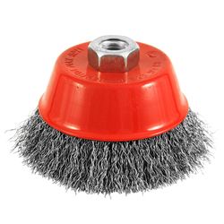 Stay Sharp 4 in. Crimped Wire Cup Brush Carbon Steel 1 pc