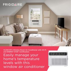 Frigidaire 14000 BTU 115 V WIFI Window Air Conditioner w/Remote 700 sq ft