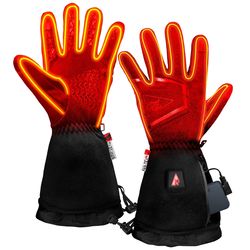 ActionHeat Women's Heated Featherweight Gloves Black XS 1 pk