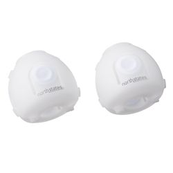 North States Toddleroo White Plastic Door Knob Covers 2 pk