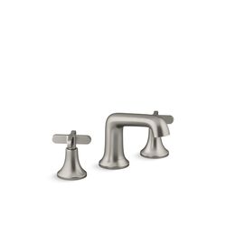 Kohler Sivaro Vibrant Brushed Nickel Modern Widespread Bathroom Sink Faucet 8 in.