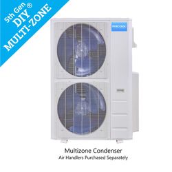 MRCOOL DIY 5th Gen 6 Zone 48000 BTU 21.8 SEER Ductless Mini Split Heat Pump Condenser