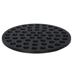 Sioux Chief 6 in. Matte Black Round Cast Iron Floor Drain Strainer