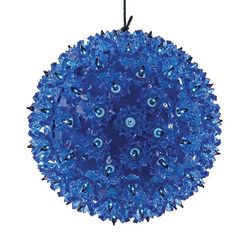 Celebrations LED Blue 100L T5 Starlight Sphere 7.5 in. Hanging Decor