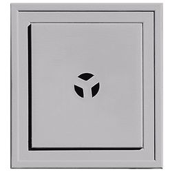 Builders Edge 7 in. H X 1 in. L Prefinished Gray Vinyl Mounting Block