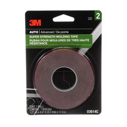3M 174 in. L X 0.5 in. W Double-Sided Molding Tape