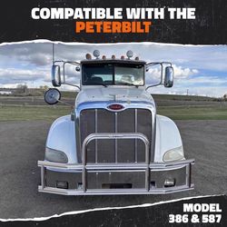 Mockins Grille Guard Set Peterbilt 386/587: 2006-2012 Grill Guard Set 1 pk