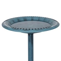 Alpine Plastic 20.25 in. Bird Bath with Stake