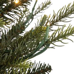 Holiday Bright Lights 4 ft. Slim LED 250 ct Emerald Pine Sparkle Christmas Tree