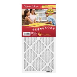 NaturalAire 12 in. W X 24 in. H X 1 in. Synthetic 10 MERV Pleated Microparticle Air Filter 1 pk