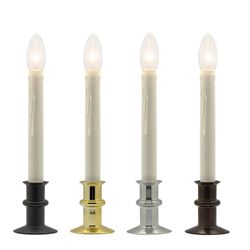 Celestial Lights Antique Bronze No Scent HUGGER Dual Intensity LED Battery Operated Window 1Pk Candl