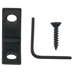 Ace 1 in. H X 1/2 in. W X 1 in. D Black Steel Inside L Corner Brace