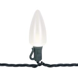 Celebrations Platinum LED C9 White 25 ct String Christmas Lights 25 ft.