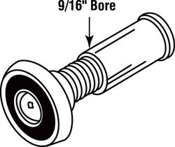 Prime-Line 0.56 in. D 200 deg Satin Nickel Brass Door Viewer
