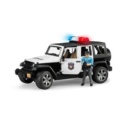 Bruder Jeep Wrangler Police Car with Policeman Toy Multicolored