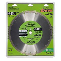 Gator FastCut 14 in. D X 1 in. Diamond Segmented Rim Saw Blade 1 pk