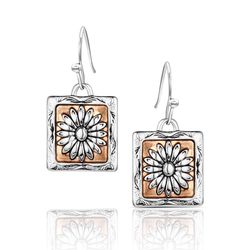 Montana Silversmiths Women's Ranch House Floral Earrings
