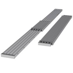 Metal Tech Jobsite Series Aluminum Silver Extension Plank 1 pk
