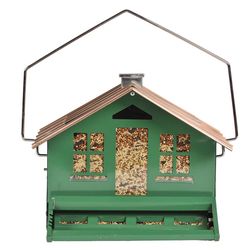 Perky-Pet Squirrel-Be-Gone Wild Bird 8 lb Metal Home Bird Feeder 1 ports