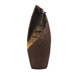 Alpine Polyresin/Stone Brown Fountain