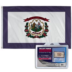 Valley Forge West Virginia State Flag 0 in. H X 3 ft. W X 5 ft. L